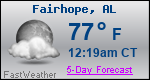 Weather Forecast for Fairhope, AL