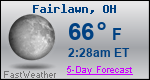 Weather Forecast for Fairlawn, OH