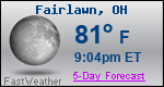 Weather Forecast for Fairlawn, OH