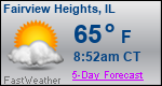 Weather Forecast for Fairview Heights, IL