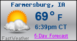 Weather Forecast for Farmersburg, IA
