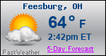 Weather Forecast for Feesburg, OH