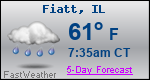 Weather Forecast for Fiatt, IL