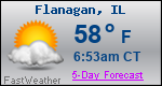 Weather Forecast for Flanagan, IL
