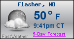 Weather Forecast for Flasher, ND
