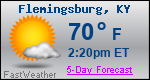 Weather Forecast for Flemingsburg, KY