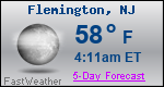 Weather Forecast for Flemington, NJ