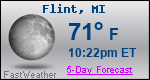 Weather Forecast for Flint, MI