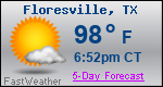Weather Forecast for Floresville, TX