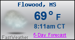 Weather Forecast for Flowood, MS