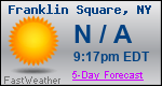 Weather Forecast for Franklin Square, NY