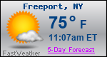 Weather Forecast for Freeport, NY