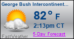 Weather Forecast for George Bush Intercontinental/Houston Airport, TX