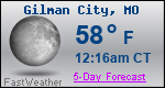 Weather Forecast for Gilman City, MO