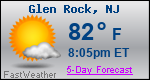 Weather Forecast for Glen Rock, NJ