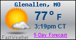 Weather Forecast for Glenallen, MO