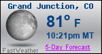 Weather Forecast for Grand Junction, CO
