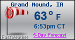 Weather Forecast for Grand Mound, IA