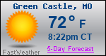 Weather Forecast for Green Castle, MO