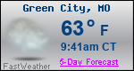 Weather Forecast for Green City, MO