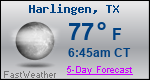 Weather Forecast for Harlingen, TX