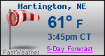 Weather Forecast for Hartington, NE