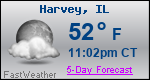 Weather Forecast for Harvey, IL