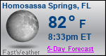 Weather Forecast for Homosassa Springs, FL