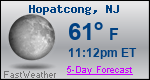 Weather Forecast for Hopatcong, NJ