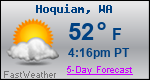 Weather Forecast for Hoquiam, WA