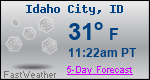 Weather Forecast for Idaho City, ID