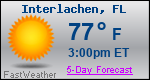 Weather Forecast for Interlachen, FL