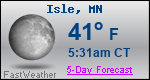 Weather Forecast for Isle, MN