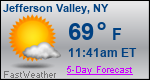 Weather Forecast for Jefferson Valley, NY