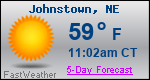 Weather Forecast for Johnstown, NE