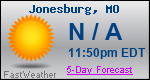Weather Forecast for Jonesburg, MO