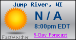 Weather Forecast for Jump River, WI