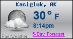 Weather Forecast for Kasigluk, AK