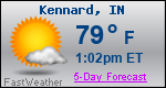 Weather Forecast for Kennard, IN