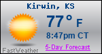 Weather Forecast for Kirwin, KS