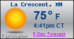 Weather Forecast for La Crescent, MN