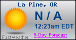 Weather Forecast for La Pine, OR