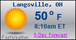 Weather Forecast for Langsville, OH