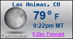 Weather Forecast for Las Animas, CO