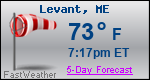 Weather Forecast for Levant, ME