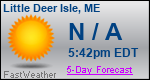 Weather Forecast for Little Deer Isle, ME