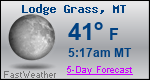 Weather Forecast for Lodge Grass, MT