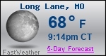 Weather Forecast for Long Lane, MO