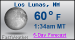 Weather Forecast for Los Lunas, NM