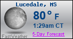 Weather Forecast for Lucedale, MS